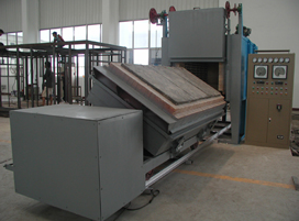 傾斜式臺(tái)車爐